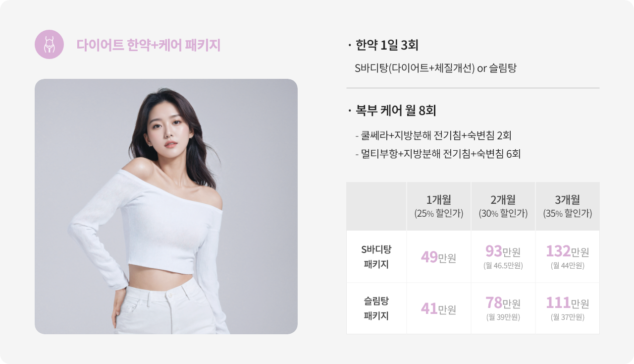 다이어트 한약+케어 패키지